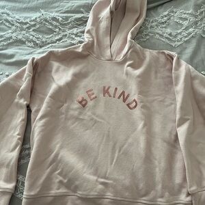 Marled Pink 'Be Kind' Hoodie